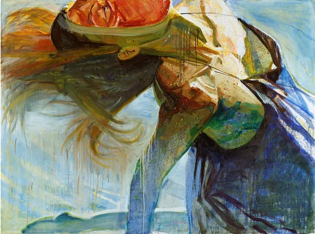 Atem Öl auf Hanji 200X150cm 2012