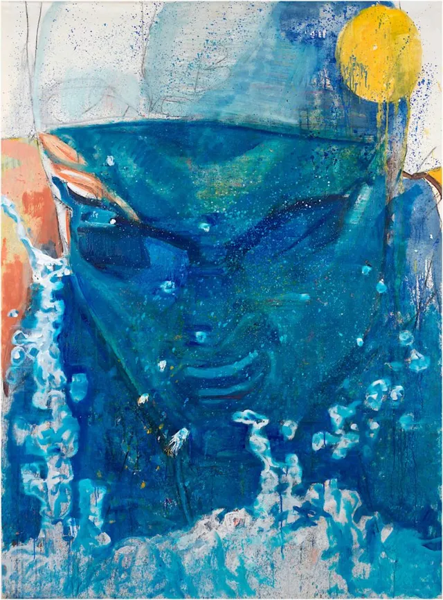 Bo Öl auf Reispapier 200X150cm 2011-12