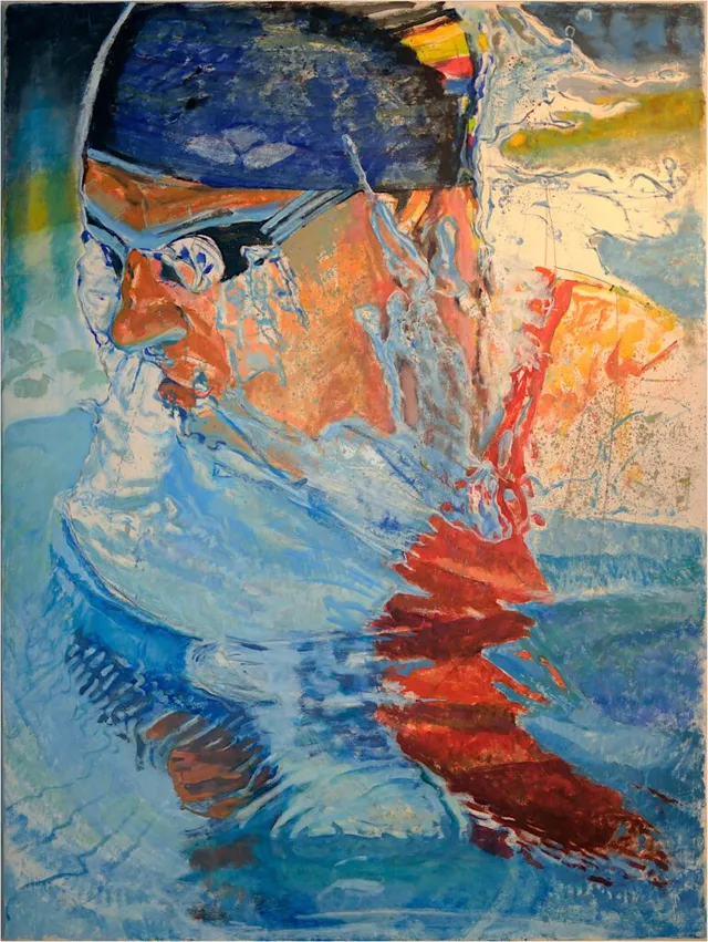 Chilirot 2013 Öl auf Hanji 200X150Cm