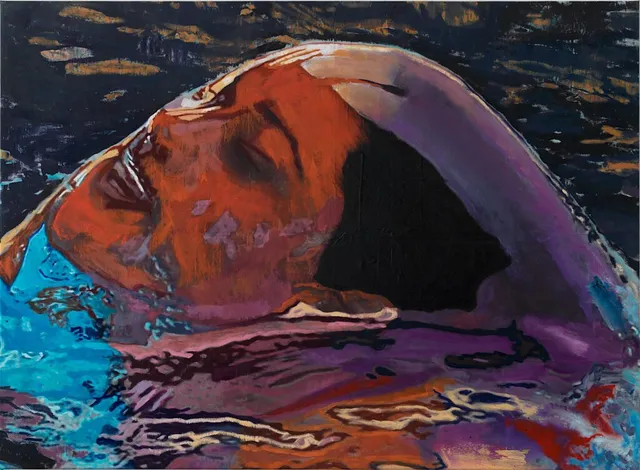 Searching for..(Kapsel) 2014 120X160Cm Öl auf Hanji