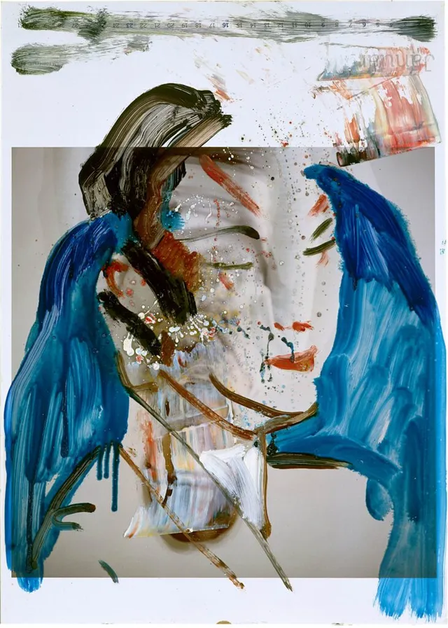 raunaJ 2011 Öl auf Kalenderpapier 57X40cm